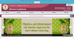 Desktop Screenshot of bibliotek.sundbyberg.se