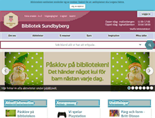 Tablet Screenshot of bibliotek.sundbyberg.se
